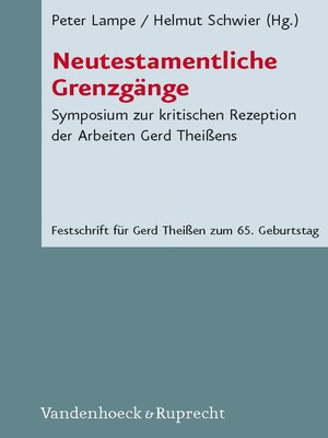 cover image of Neutestamentliche Grenzgänge